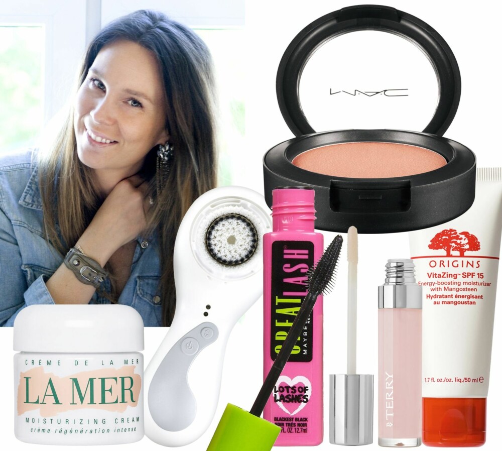 JULIES FAVORITTER: Huden min blir så utrolig fin med denne kremen. Den kommer jeg aldri til å bytte ut. Origins Vita Zing, kr 330. Roser i kinnene gir glød. Skimmerrouger fra Mac liker jeg skikkelig godt og fargen Margin er min favoritt. Mac Powder blush, kr 205. En pleiende og lys lipgloss befinner seg i alle veskene mine. Favoritten nå kommer fra by Terry, kr 290. Den beste maskaraen for mine korte vipper er klassikeren Great Lash fra Maybelline. Og prisen er akkurat like fantastisk. Kr 105. En krem som gir fukt og fett, samtidig som den reparerer huden, passer meg perfekt. La Mer har fulgt meg i mange år. Stiv pris, men akk så fantastisk. La Mer Moisturizing cream, kr 1960. Huden har fått nytt liv etter jeg startet å bruke Clarisonic. Kr 1700. JULIES FAVORITTER: Huden min blir så utrolig fin med denne kremen. Den kommer jeg aldri til å bytte ut. Origins Vita Zing, kr 330. Roser i kinnene gir glød. Skimmerrouger fra Mac liker jeg skikkelig godt og fargen Margin er min favoritt. Mac Powder blush, kr 205. En pleiende og lys lipgloss befinner seg i alle veskene mine. Favoritten nå kommer fra by Terry, kr 290. Den beste maskaraen for mine korte vipper er klassikeren Great Lash fra Maybelline. Og prisen er akkurat like fantastisk. Kr 105. En krem som gir fukt og fett, samtidig som den reparerer huden, passer meg perfekt. La Mer har fulgt meg i mange år. Stiv pris, men akk så fantastisk. La Mer Moisturizing cream, kr 1960. Huden har fått nytt liv etter jeg startet å bruke Clarisonic. Kr 1700.