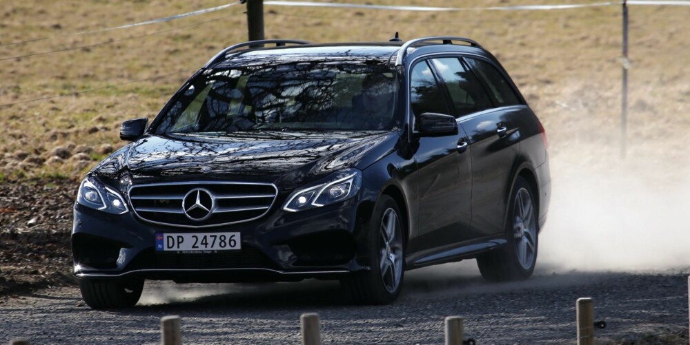 LITT TØRSTERE: I vår faste 20 mil lange forbrukstestløype bruker bilen 0,67 l/mil. Det er en tanke mer enn alternativene fra BMW og Audi. FOTO: Terje Bjørnsen