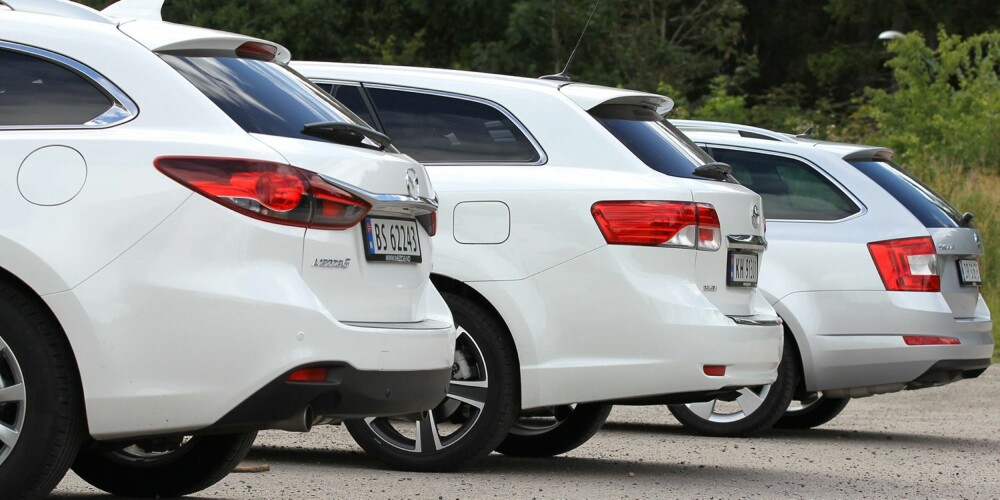 REKKE KVALITETER: De har alle kvaliteter, men Skoda Octavia stasjonsvogn viser at minst er mest. FOTO: Petter Handeland REKKE KVALITETER: De har alle kvaliteter, men Skoda Octavia stasjonsvogn viser at minst er mest. FOTO: Petter Handeland