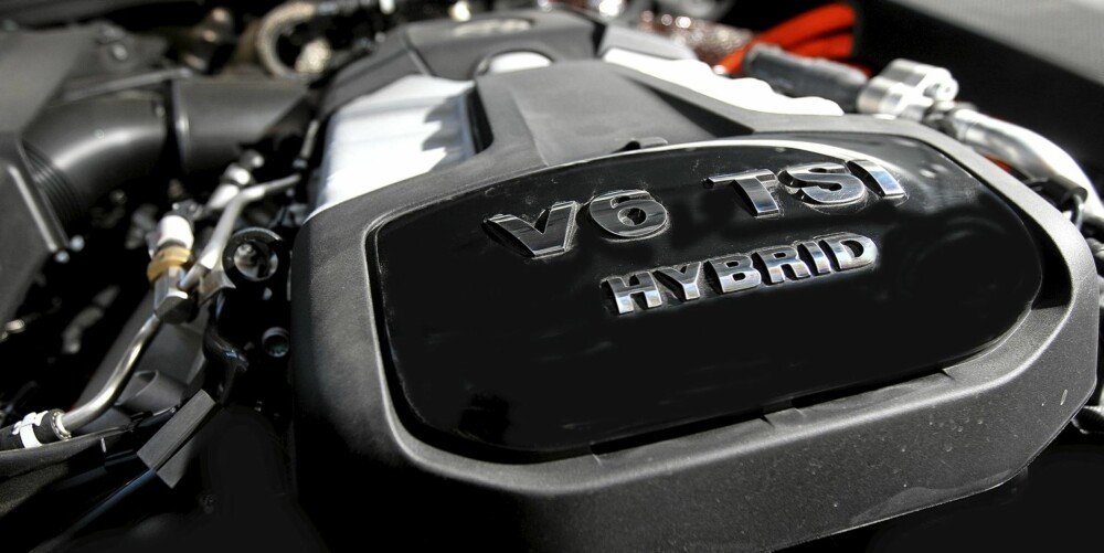 KRAFTPAKKE: VW Touareg Hybrid har en V6-bensinmotor på 333 hk som hovedmotor.
