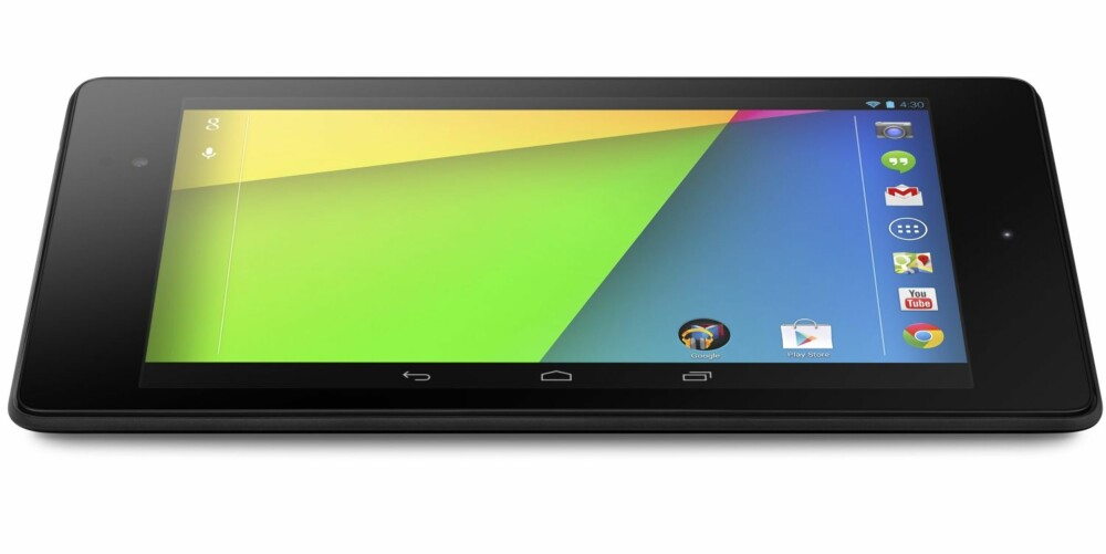 REN ANDROID: Nexus 7 er Googles eget nettbrett med en ren versjon av Android. Brettet produseres av Asus.