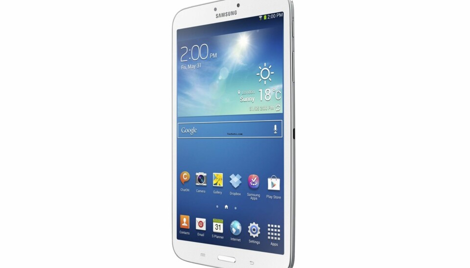 FRISTER: Samsung frister med et nettbrett som både ser greit ut og har lav pris.