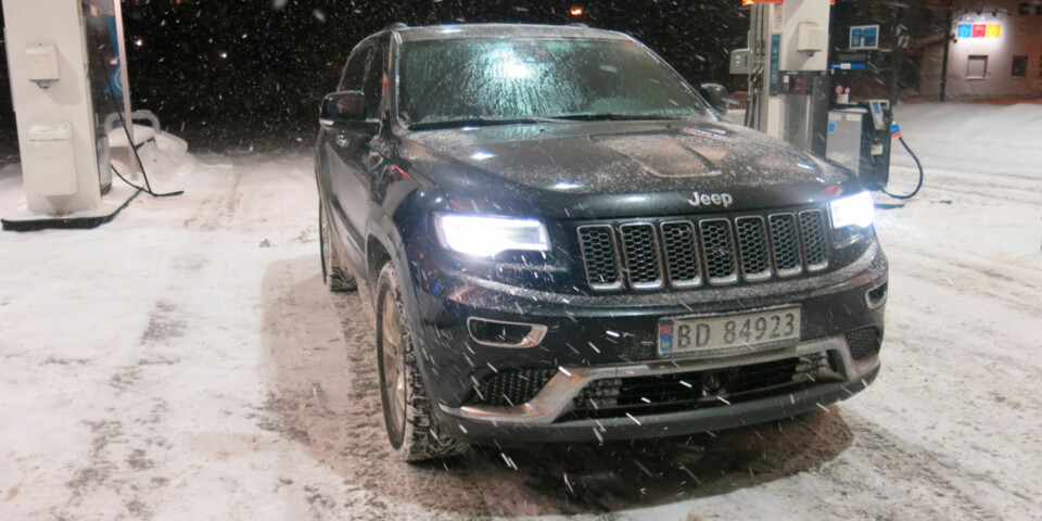 BARSKING: Jeep Grand Cherokee Summit-utgave. Snart kan du lese full test av bilen på klikk.no. FOTO: Martin Jansen