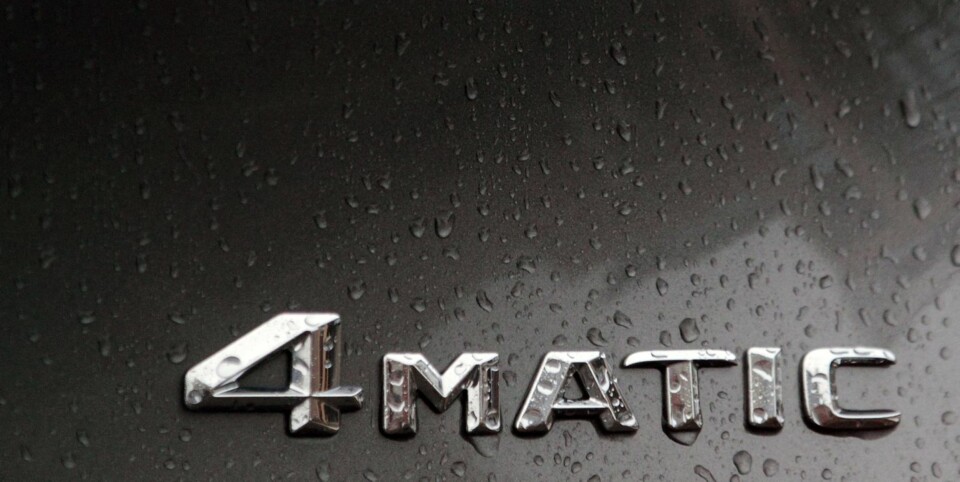 FLERTYDIG: Navnet er det samme, men funksjonsmåten for 4Matic er annerledes i Mercedes' kompakte modeller. FOTO: Egil Nordlien, HM Foto