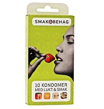SØTE SAKER: Smak og Behag er Kondomeriets eget kondommerke. SØTE SAKER: Smak og Behag er Kondomeriets eget kondommerke.