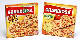 Pizza Grandiosa - Nøkkelhullmerket Grandiosa Biff og løk
