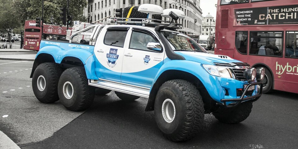 IKKE PÅ HJEMMEBANE: Den passer bedre på vei til Sydpolen enn på vei til Polet. FOTO: Toyota