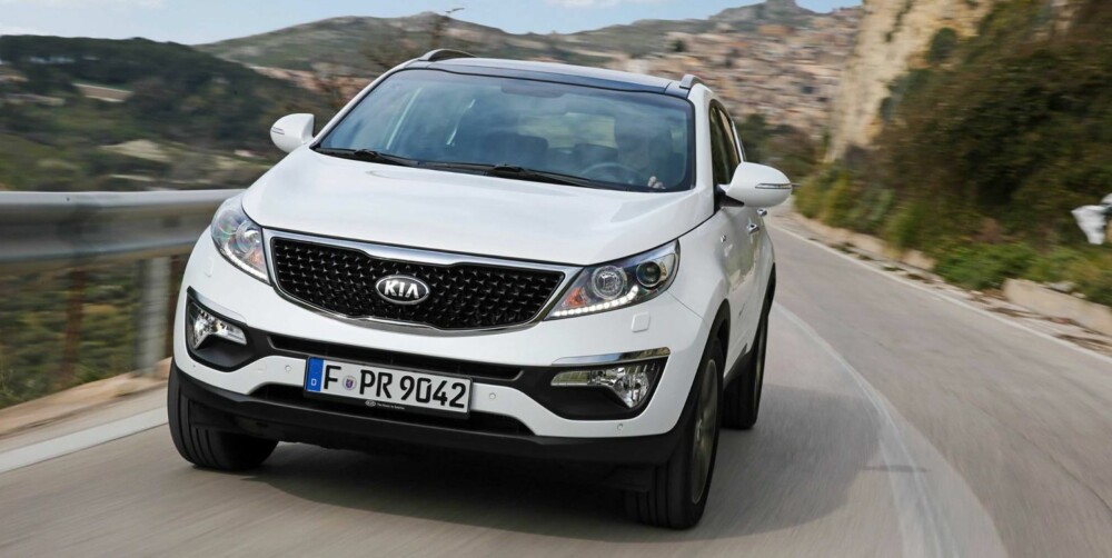 SUV: Skal du ha Kia Sportage med automat, må du velge toliters diesel. FOTO: Kia