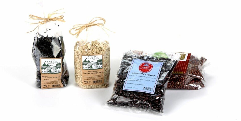 MIDDELS GI: Råris (t.v.) har GI 66 og kokte bønner GI 44.