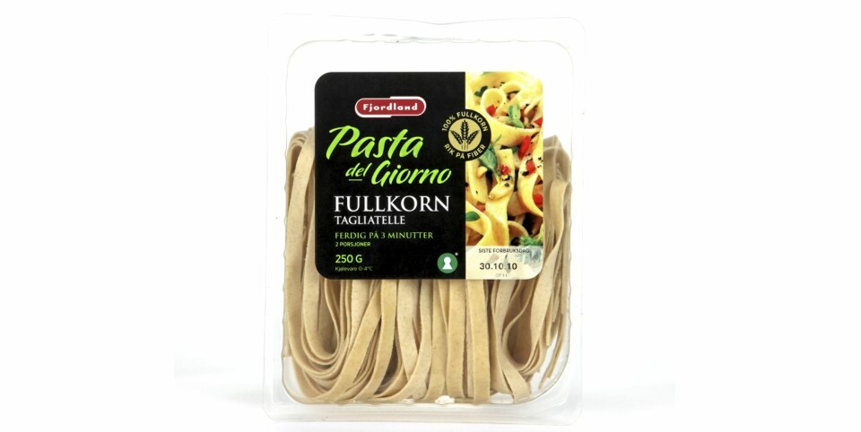 GI 40: Fullkornpasta.