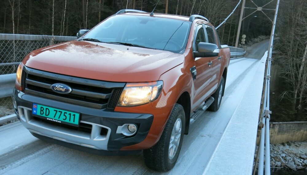 WILDTRACK: Ford Ranger Wildtrack som kom i 2012 var blant de første pickup-ene med moderne sikkerhetsutstyr.