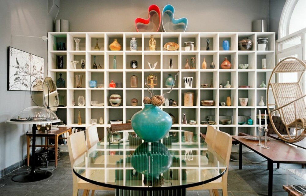 VARIERT: Hos Modernity får du alt fra 50-talls inspirerte gjenstander til keramikk og tregiraffer.