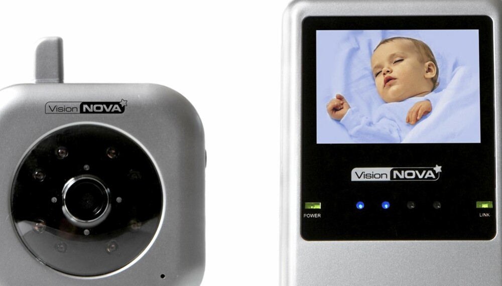 Vision Nova Video Babycall: Denne modellen har god kamerafunskjon, men sliter litt med å motta klare signaler.