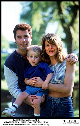 SE, HAN SNAKKER: John Travolta, Kirstie Alley og en baby. Perfekt kombo! SE, HAN SNAKKER: John Travolta, Kirstie Alley og en baby. Perfekt kombo!