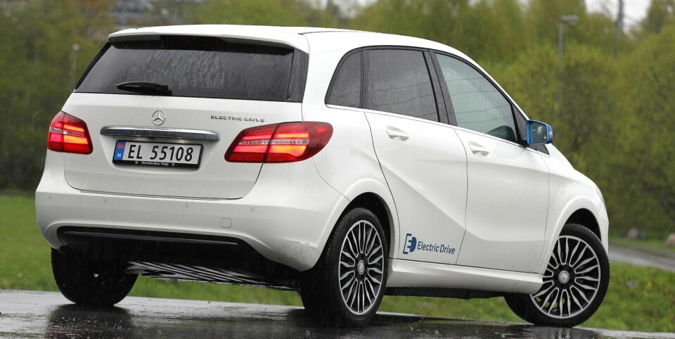 LITT KJEDELIG: B Electric er nær identisk vanlige B-klasse. Enkelte synes det er kjedelig, mens andre liker at elbilen er nøytral. Vi befinner oss et sted midt i mellom.