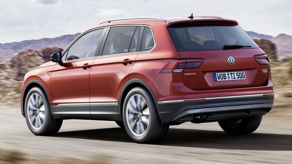 SUV: VW Tiguan. FOTO: Produsent SUV: VW Tiguan. FOTO: Produsent