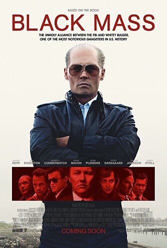 KVINNE: Filmen Black Mass har en kvinnelig rolle av sju på plakaten.