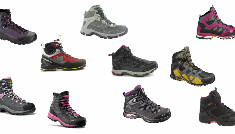 TEST AV FJELLSKO: Vi har testet lette fjellsko for damer til turer på stier i fjell og skog.