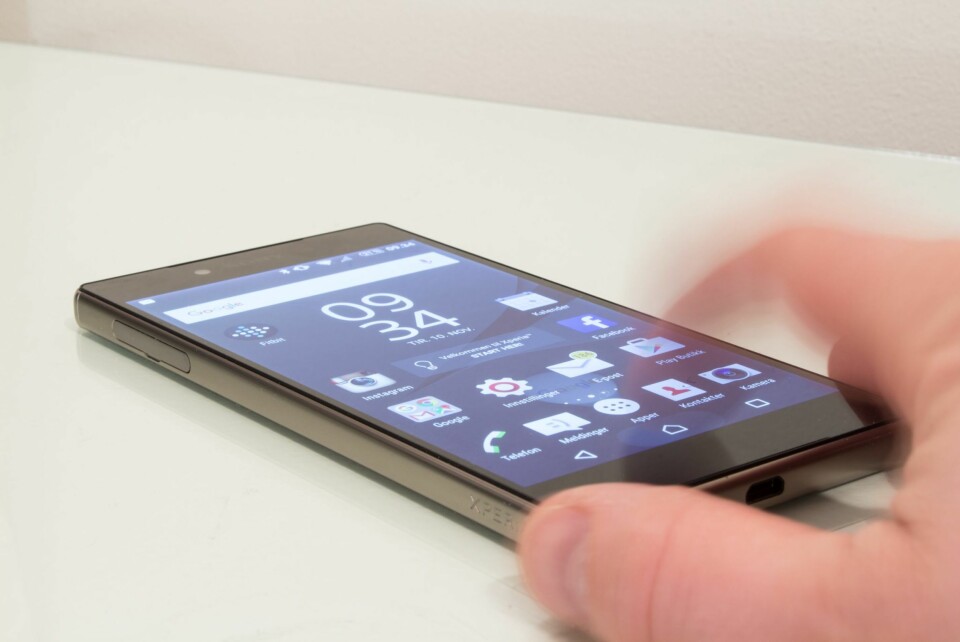 GOD SKJERM: Sony Xperia Z5 Premium byr på en av de aller beste mobilskjermene akkurat nå.
