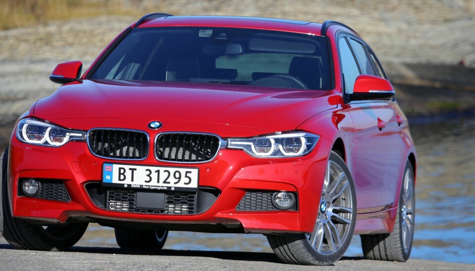 MINIMALT ANSIKTSLØFT: I følge BMW synes eierne at 3-serie ser så fin ut, at de knapt trengte å justere på utseendet i forbindelse med faceliften.