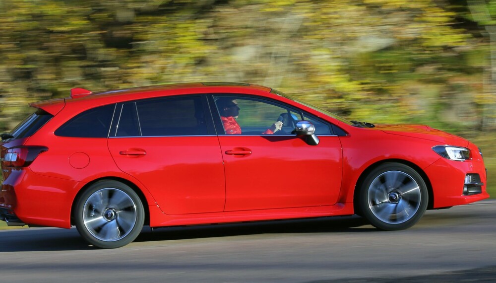 SPORTSLIG: Subaru sier at Levorg skal være en sportslig stasjonsvogn. Det er ikke tomme ord.