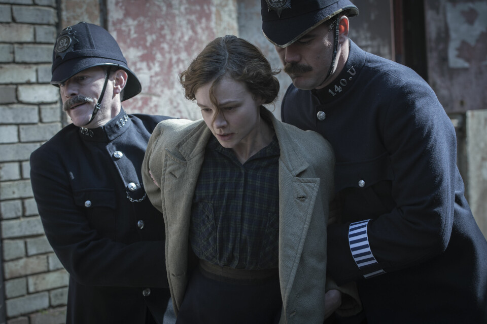 ALVOR: Suffragettene i Storbritannia kjempet en hard og til tider farlig kamp for kvinners rettigheter. Bildet er fra filmen Suffragette.