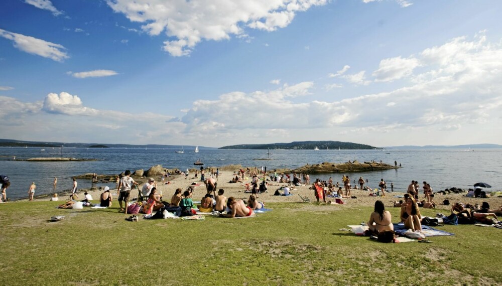HUK: Stranda ligger på Bygdøy og er en av Oslos mest populære badeplasser.