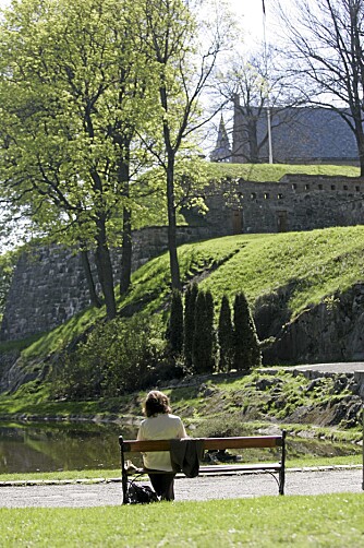 IDYLL: Akershus Festning er et velegnet reisemål en varm sommerdag.
