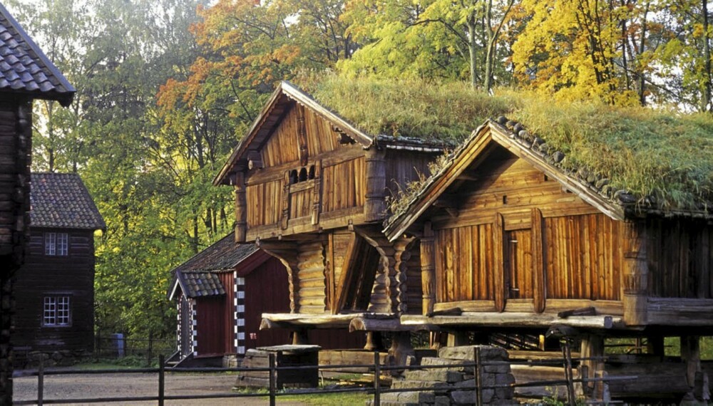 LANDSBYGDA: Et lite stykke Telemark på Norsk Folkemuseum i Oslo.