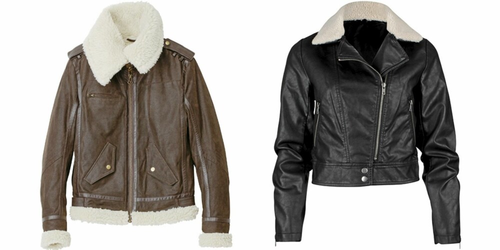 FRA VENSTRE: H&M (kr 1999), Bik Bok (kr 499). FRA VENSTRE: H&M (kr 1999), Bik Bok (kr 499).