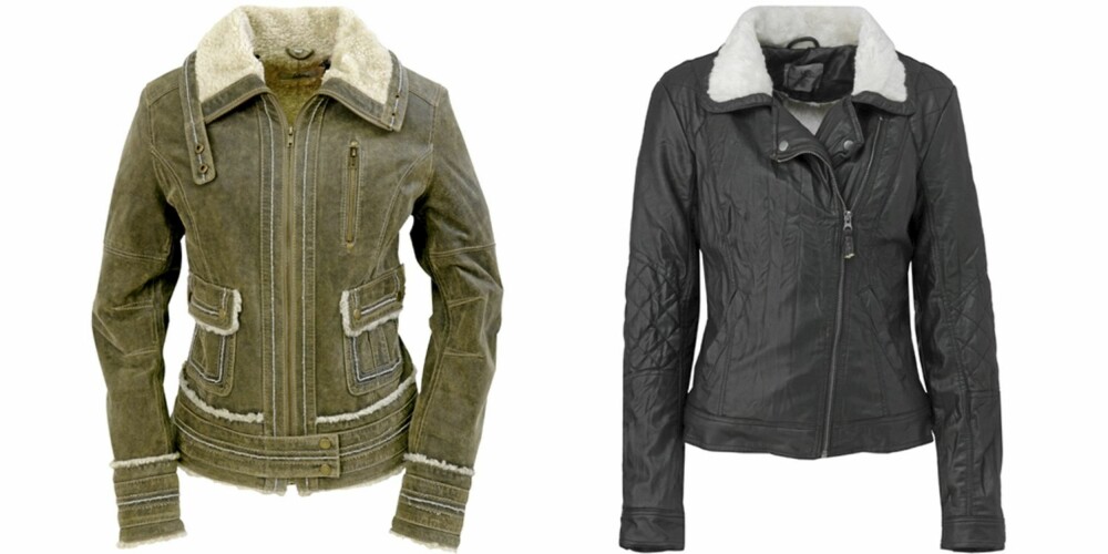 FRA VENSTRE: Jofama (kr 1950), Vero Moda (kr 500). FRA VENSTRE: Jofama (kr 1950), Vero Moda (kr 500).