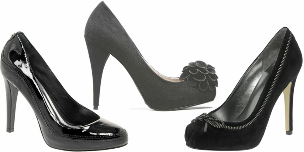 FRA VENSTRE: Karen Millen (kr 1275), Bianco (kr 500), Guess (kr 935). FRA VENSTRE: Karen Millen (kr 1275), Bianco (kr 500), Guess (kr 935).