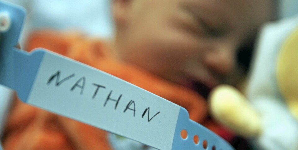 MANGE VELGER SAMME NAVN: Overraskende få sjekker navnestatistikken før de velger navn til barnet sitt, mener Jørgen Ouren ved Statistisk sentralbyrå.