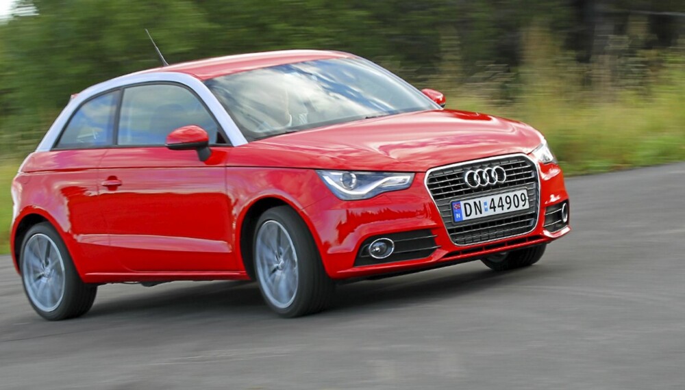Audi A1 1,6 TDI varter opp med snertent design og fine egenskaper. Audi A1 1,6 TDI varter opp med snertent design og fine egenskaper.