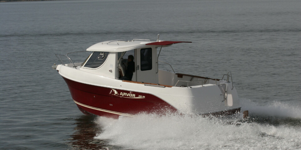 Turbåt for fiskeglade