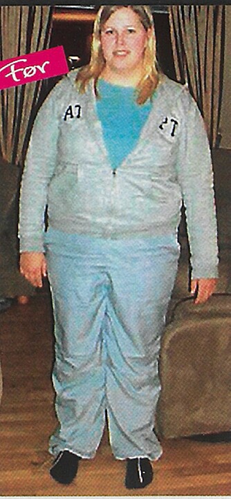 FØR: I 2006 veide Vibeke 107 kilo. FØR: I 2006 veide Vibeke 107 kilo.