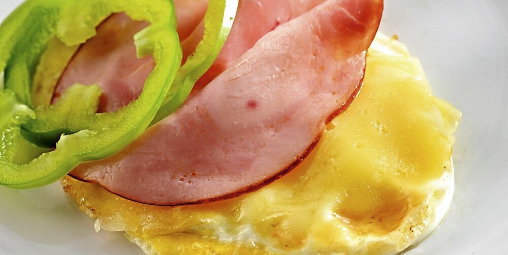 LAVKARBO: Et stekt egg kan brukes som skive. LAVKARBO: Et stekt egg kan brukes som skive.