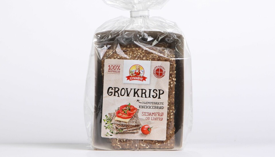 TEST AV HJEMMELAGDE KNEKKEBRØD: Grovkrisp Sesamfrø og Linfrø. FOTO: Bjørn Inge Karlsen
