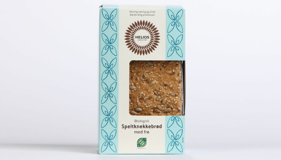 TEST AV HJEMMELAGDE KNEKKEBRØD: Økologisk Speltknekkebrød med frø. FOTO: Bjørn Inge Karlsen