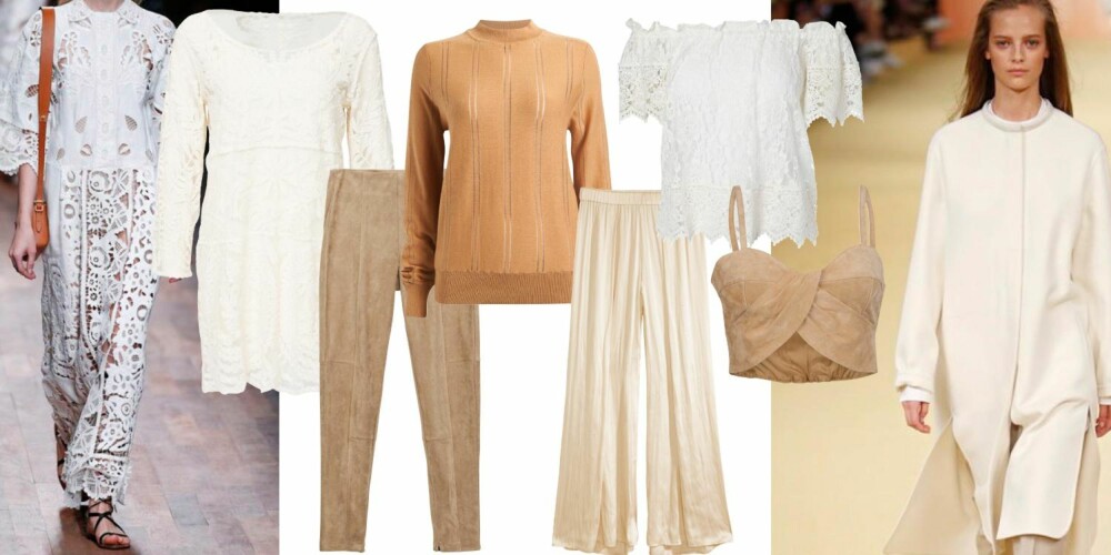BUDSJETTKJØP: Fra venstre: Blondekjole fra Kiss the Sky/Nelly, kr 449. Bukse fra Zara, kr 399. Genser fra Never Denim/Bik Bok, kr 499. Løs bukse fra H&M, kr 199. Topp fra Vero Moda, kr 299. Topp fra Never Denim/Bik Bok, kr 499. BUDSJETTKJØP: Fra venstre: Blondekjole fra Kiss the Sky/Nelly, kr 449. Bukse fra Zara, kr 399. Genser fra Never Denim/Bik Bok, kr 499. Løs bukse fra H&M, kr 199. Topp fra Vero Moda, kr 299. Topp fra Never Denim/Bik Bok, kr 499.