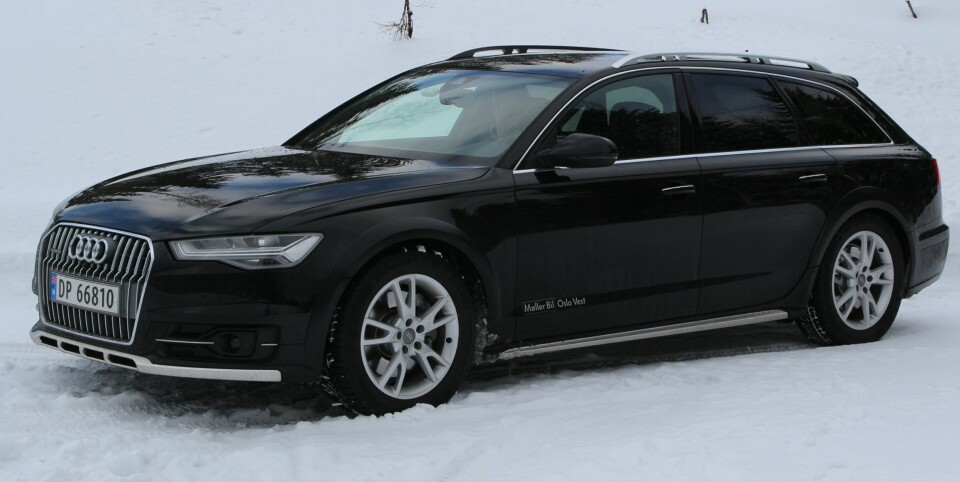 V6: Audi A6 Allroad selges kun med V6-motorer. Det bidrar til godfølelse, og til å tappe kontoen. FOTO: Øyvind Jakobsen