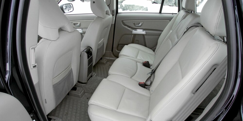 Plassforholdene er gode i Volvo XC90 Plassforholdene er gode i Volvo XC90