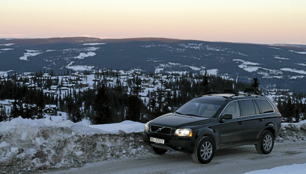 En Volvo XC90 er som skapt for vinterbruk i Norge