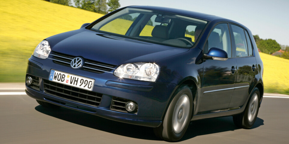 GOLF: Femte generasjons VW Golf.