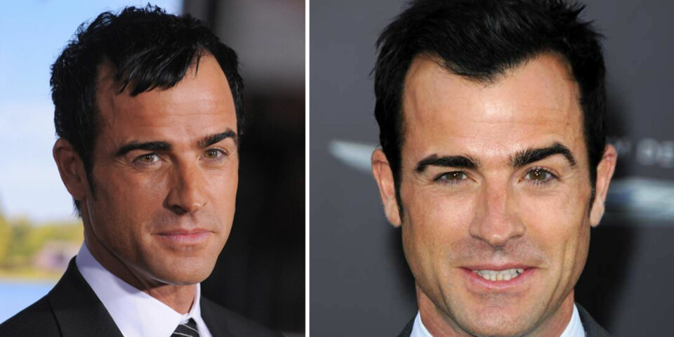 HØYE VIKER: En litt kortere klipp hjelper godt på når man vil skjule at hårvikene er på vei oppover. Se bare på Justin Theroux.