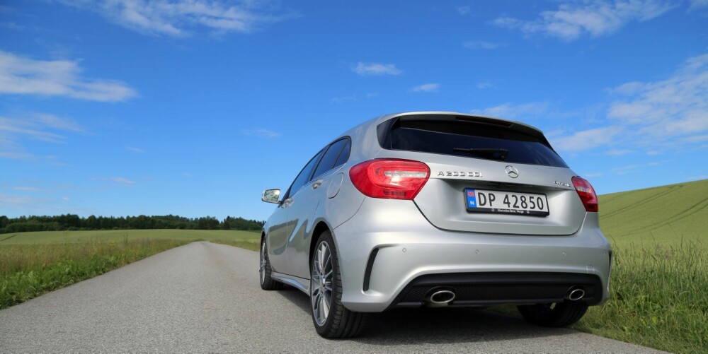 VENTER PÅ VINTER: En sommerlig asfaltvei er ingen utfordring for A 200 CDI 4Matic.