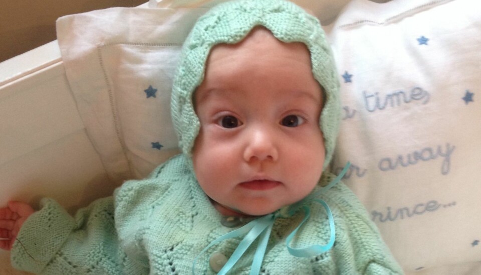 På innsendt bilde var Samuel 4 måneder gammel. Foto: privat