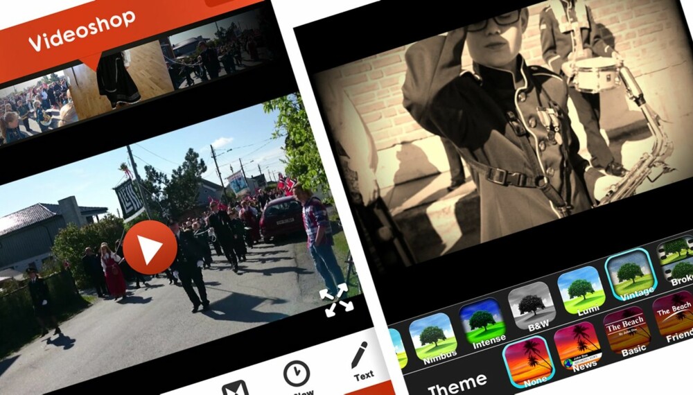 MOBIL: Videoshop - Video Editor er egentlig en iPhone-app, men som du godt kan bruke på en iPad. Løsningen er rask og enkel.