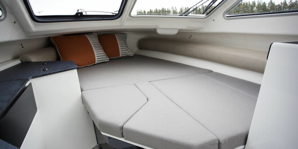 PLASS: God plass under dekk også.