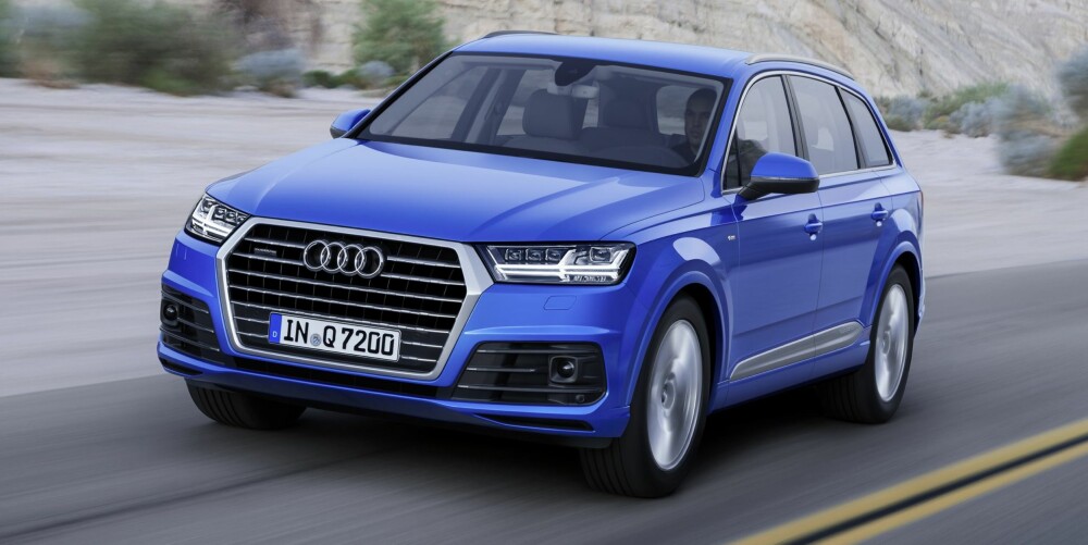 De første versjonene av Audi Q7 lanseres i Norge til våren. FOTO: Audi De første versjonene av Audi Q7 lanseres i Norge til våren. FOTO: Audi